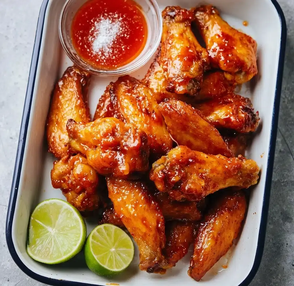 Air Fryer Honey Sriracha Wings Recipe - Recipe Image