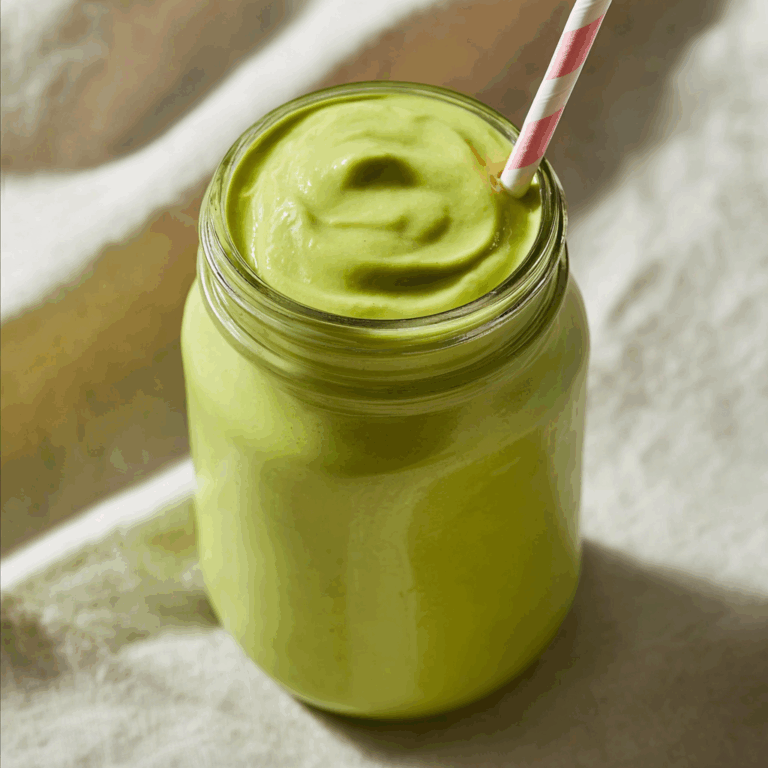 Avocado Smoothie (3-Ingredient) Recipe
