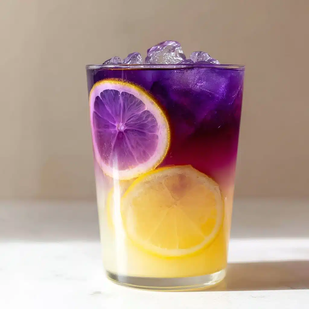 Butterfly Pea Flower Lemonade Recipe - Recipe Image
