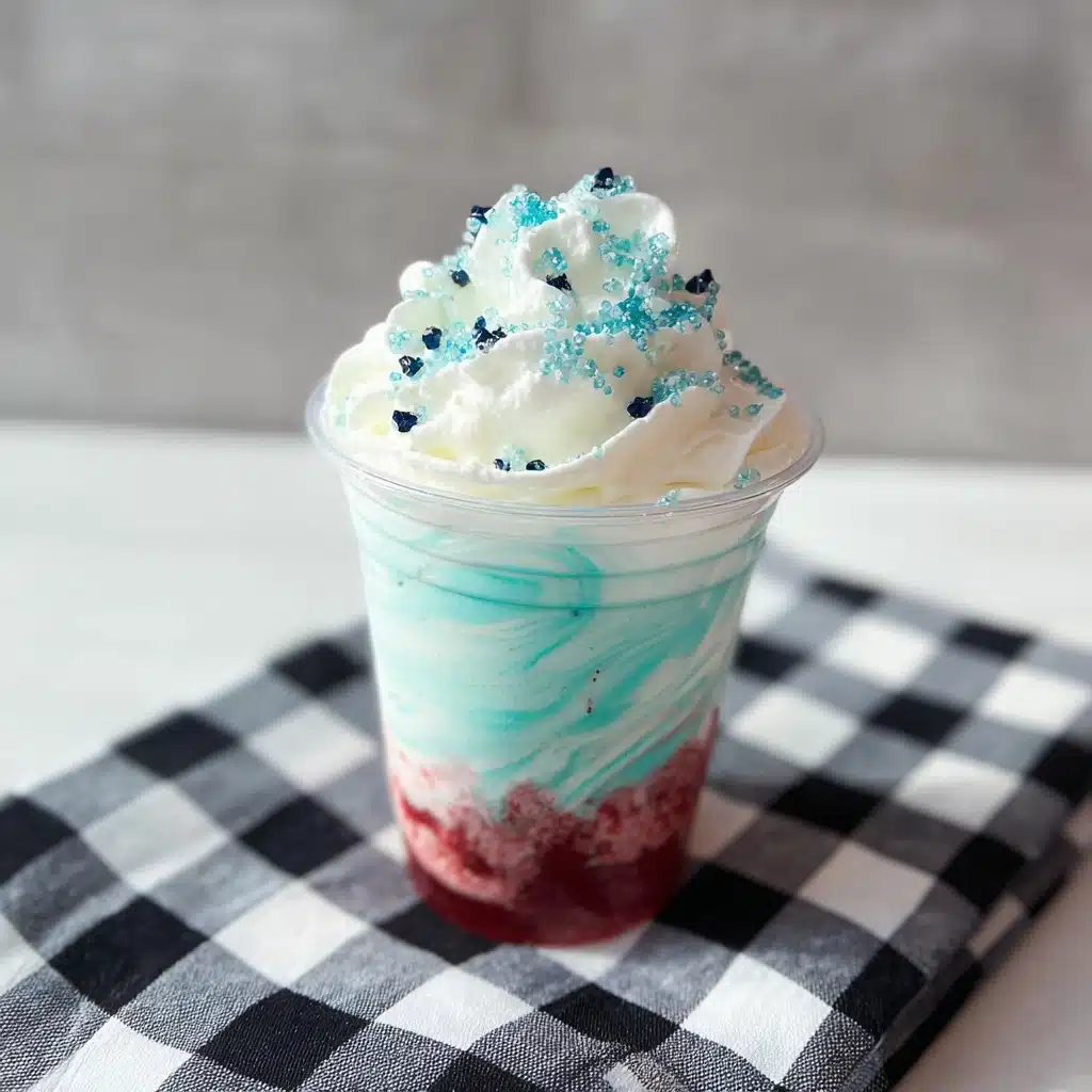 Shark Attack Frappuccino Recipe - Recipe Image