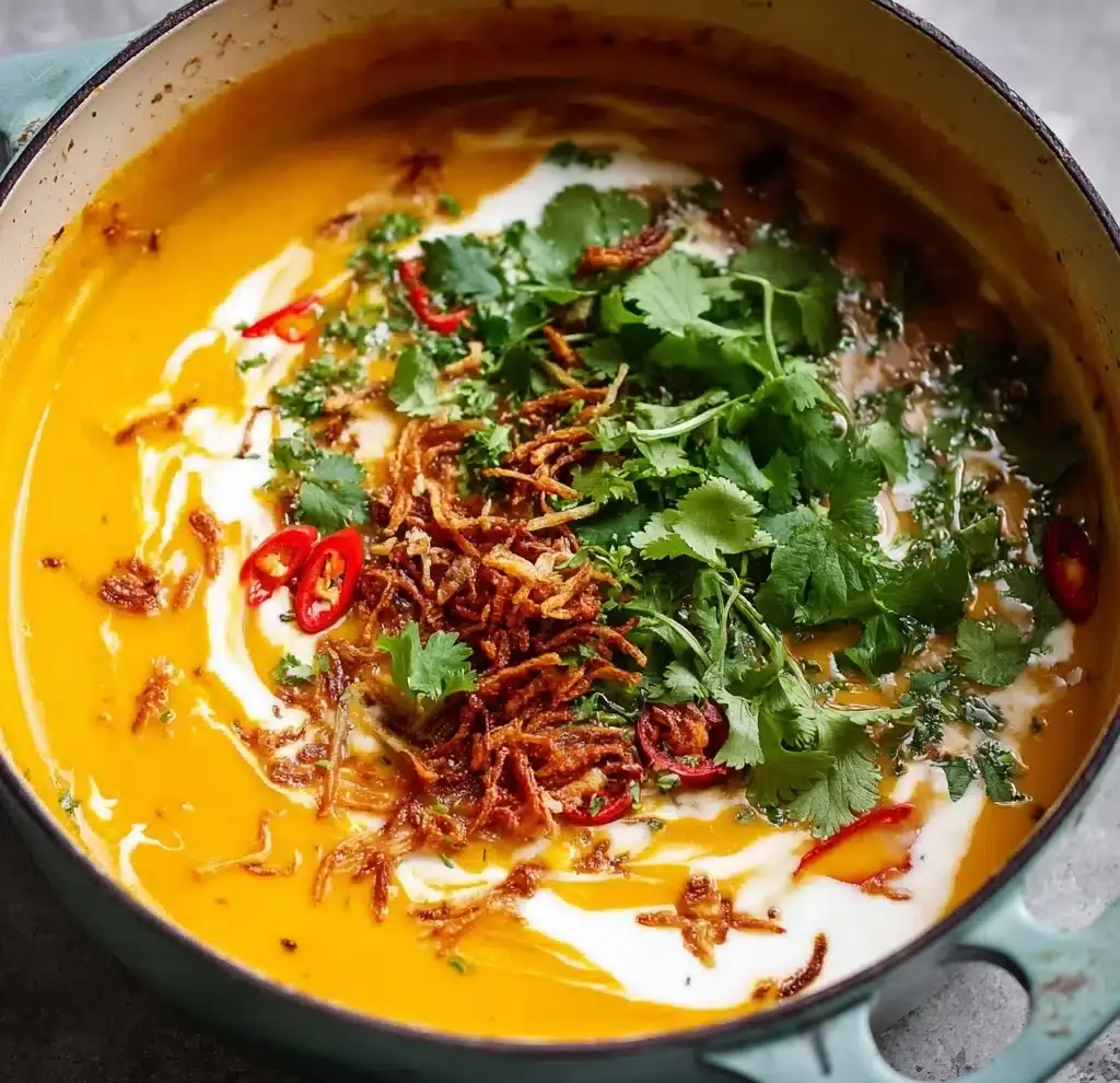 Thai Coconut Pumpkin Soup Recipe - Recipe Image