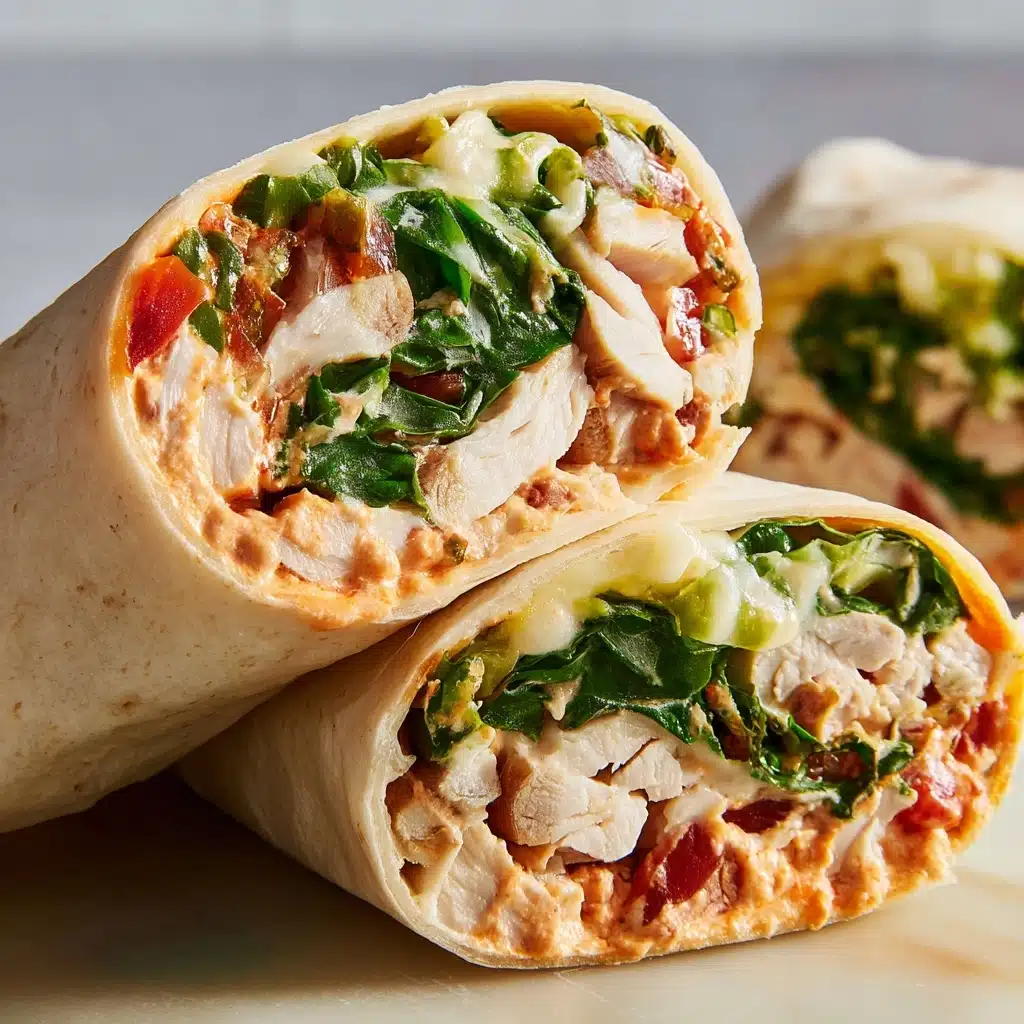 Tuscan Chicken Wrap Recipe
