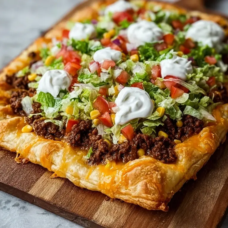 Taco Pizza Appetizer: The Ultimate Party Recipe