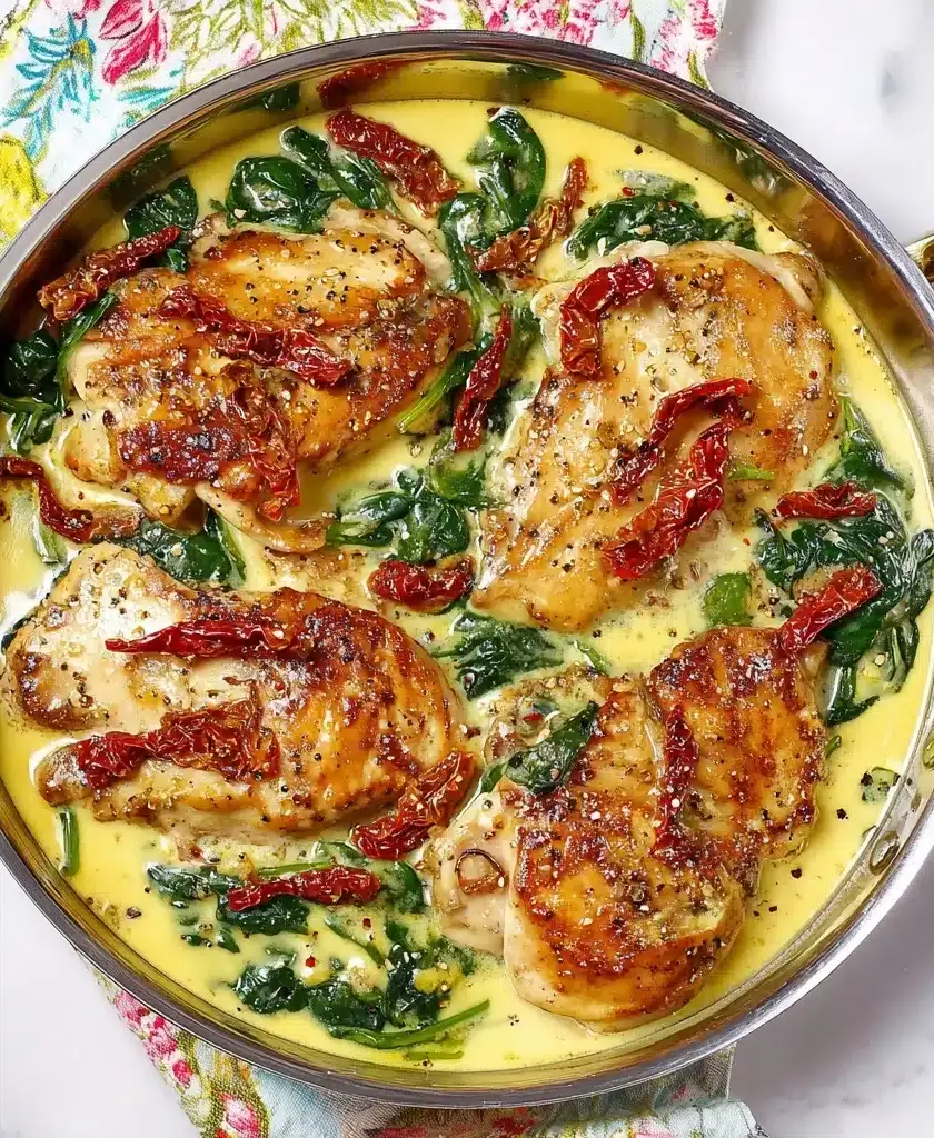 Crockpot Tuscan Chicken Recipe