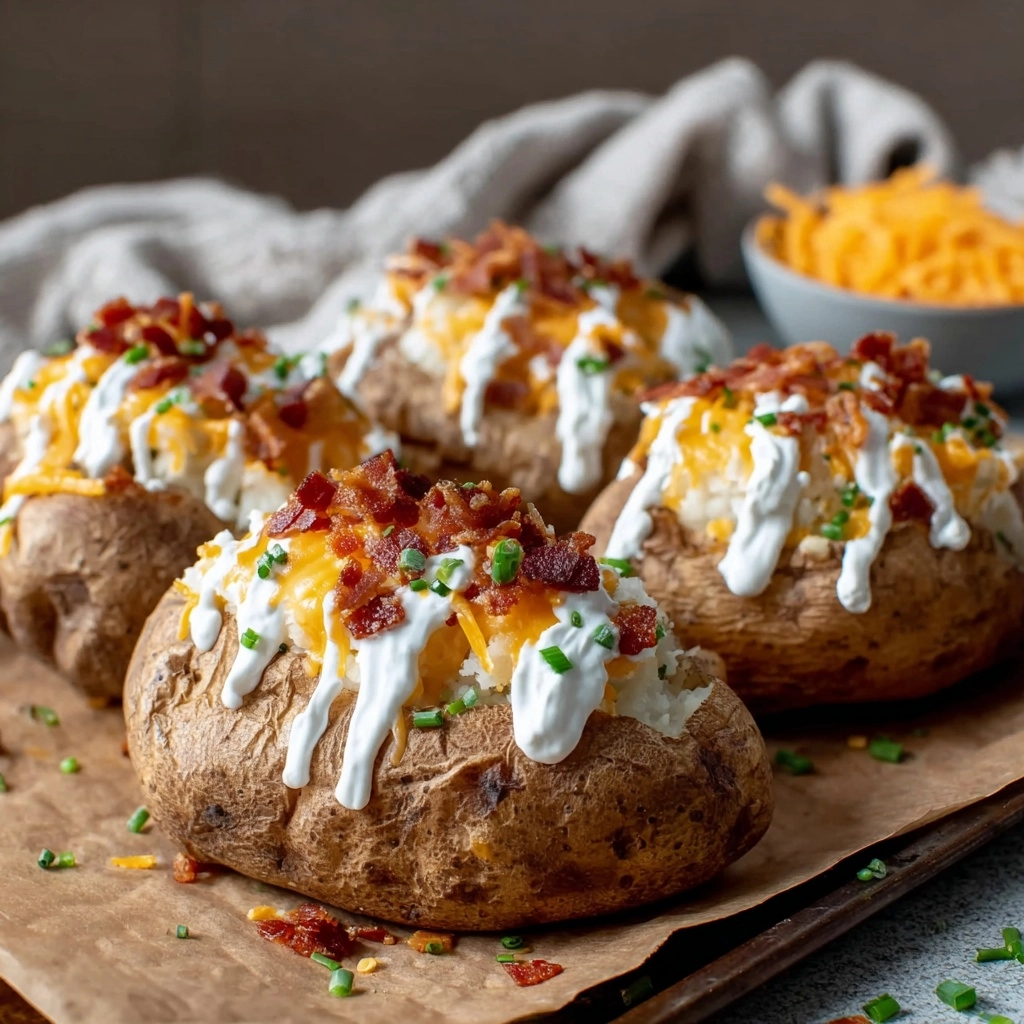 Crack Chicken Stuffed Baked Potatoes Recipe - Recipe Image