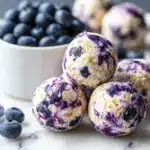 Blueberry Cheesecake Protein Bites Recipe