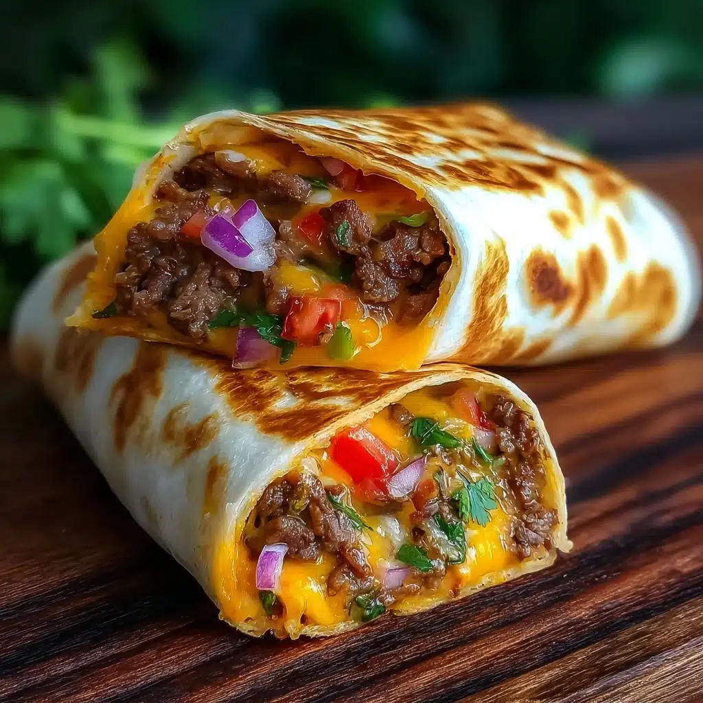 Nacho Cheese Beef Wrap Recipe - Recipe Image
