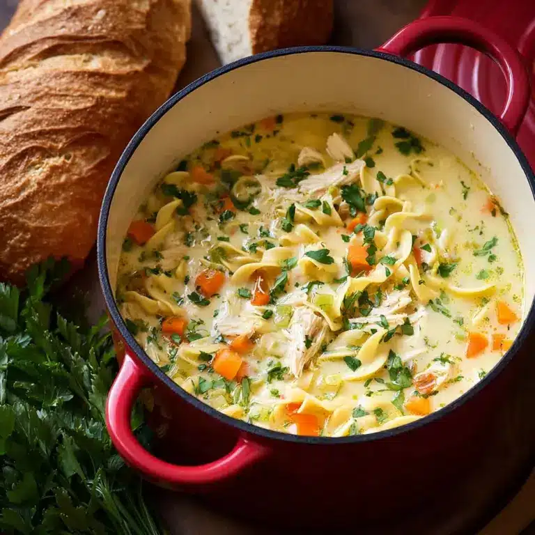 Creamy Chicken Noodle Soup Recipe