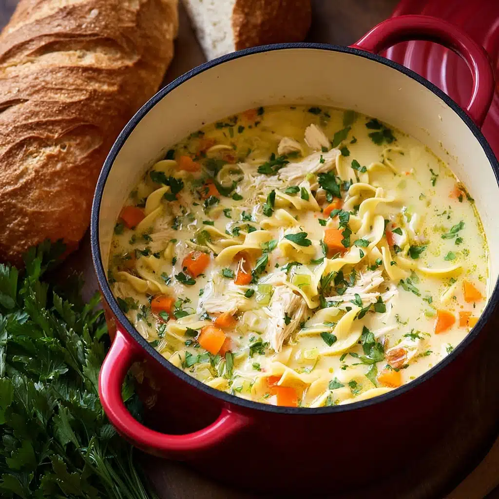 Creamy Chicken Noodle Soup Recipe