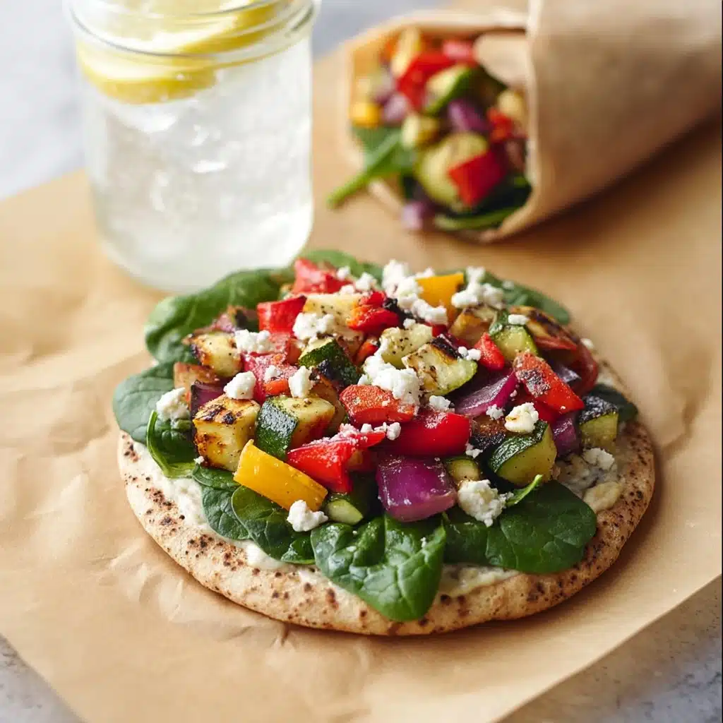 Hummus Pita Sandwiches Recipe - Recipe Image