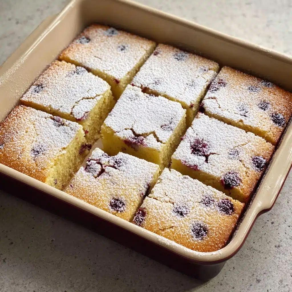 Raspberry Sheet Pan Cake Recipe - Recipe Image