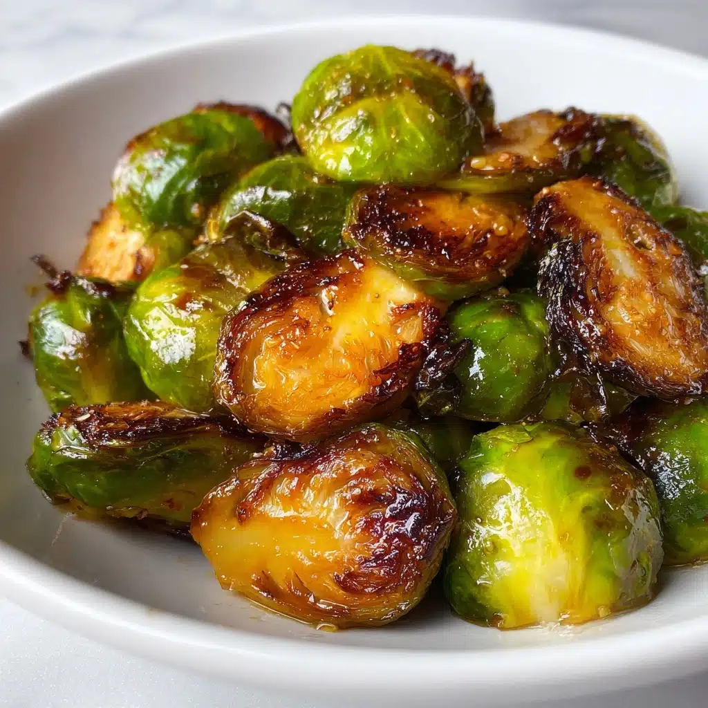 Maple Glazed Brussels Sprouts Recipe