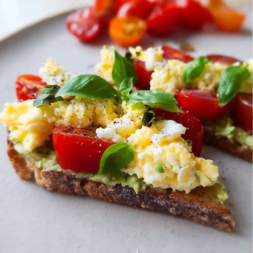 Mediterranean Breakfast Avocado Toast Recipe