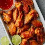 Air Fryer Honey Sriracha Wings Recipe