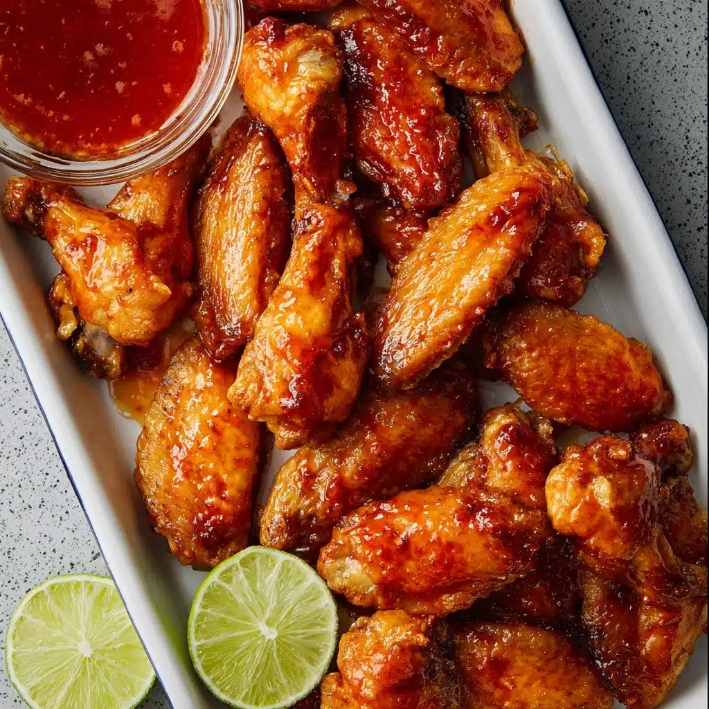Air Fryer Honey Sriracha Wings Recipe