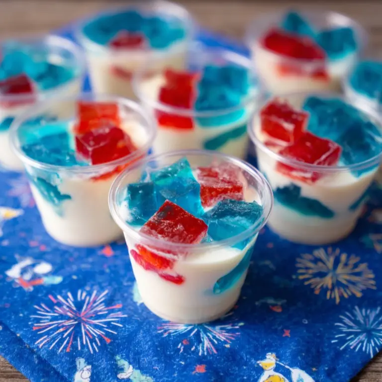 July 4th Stained Glass Jello Shots Recipe