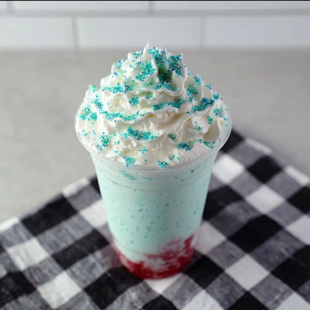 Shark Attack Frappuccino Recipe - Recipe Image