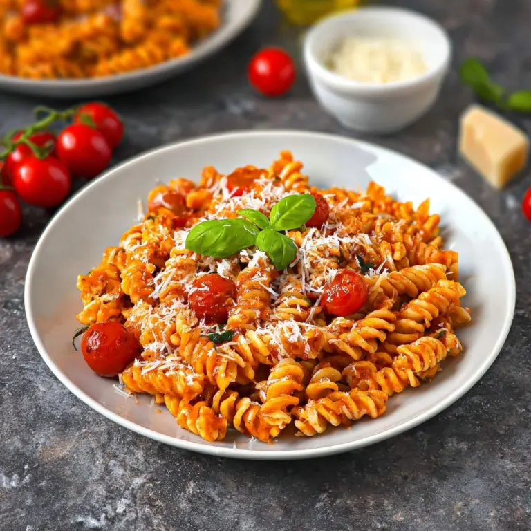 Pasta With Pesto Rosso (Sun-Dried Tomato Pesto) Recipe