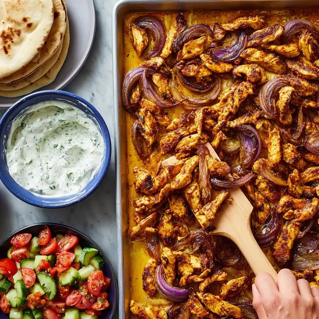 Chicken Shawarma Sheet-Pan Dinner Recipe - Recipe Image