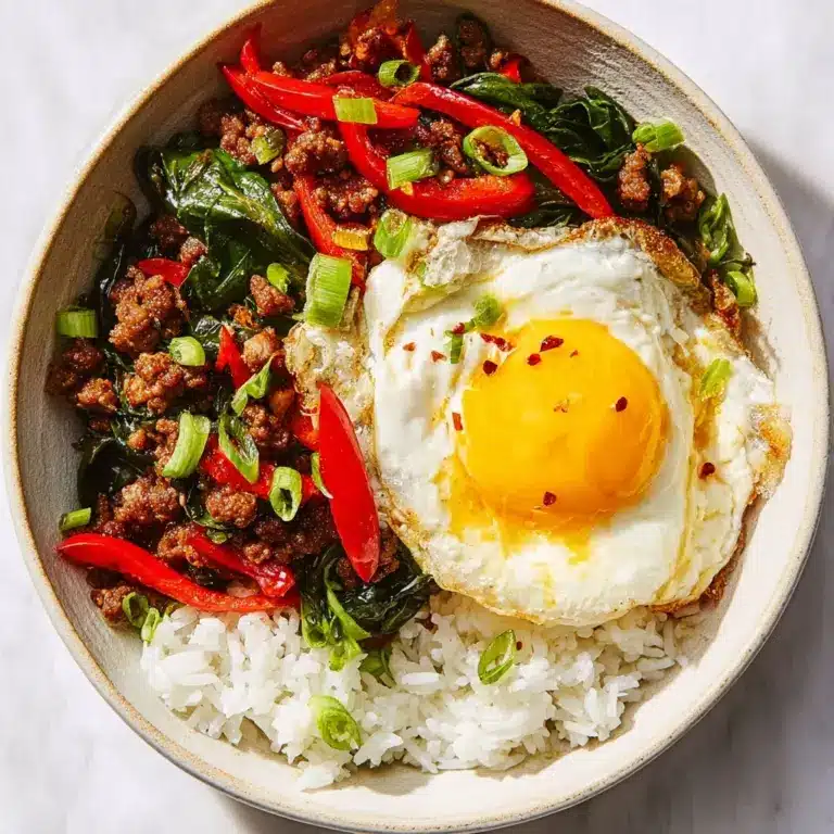 Thai-Inspired Basil Beef Bowls Recipe