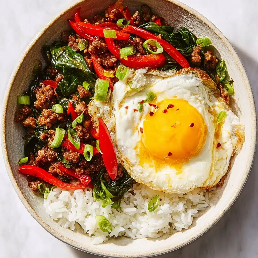 Thai-Inspired Basil Beef Bowls Recipe - Recipe Image