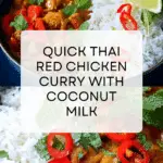 Easy Thai Red Chicken Curry Recipe