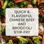 Chinese Beef and Broccoli Ingredients Recipe