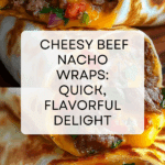 Nacho Cheese Beef Wrap Recipe