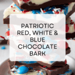 Red White & Blue Chocolate Bark Recipe