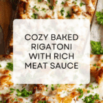 Baked Rigatoni with Meat Sauce Recipe