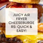 Air Fryer Burgers Recipe