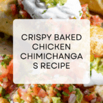 Baked Chicken Chimichanga Recipe