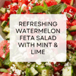 Watermelon Salad Recipe with Feta and Cucumber Recipe