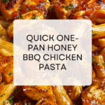 One-Pan Tangy Honey BBQ Chicken Penne Recipe