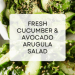Cucumber, Avocado And Arugula Salad Recipe