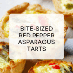 Roasted Red Pepper Asparagus Mini Tarts Recipe