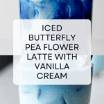 Iced Butterfly Pea Flower Tea Latte Recipe