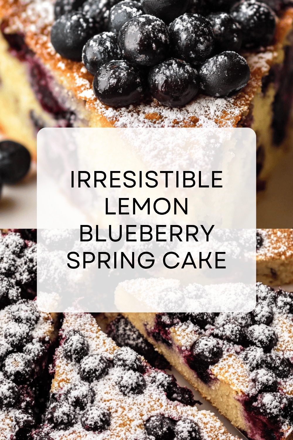 Blueberry Cake Recipe: Juicy Blueberries and Lemon Magic