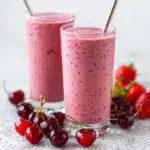 Summer Cherry Strawberry Smoothie Recipe
