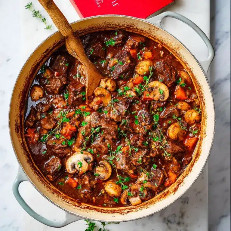 Julia Child's Beef Bourguignon Recipe