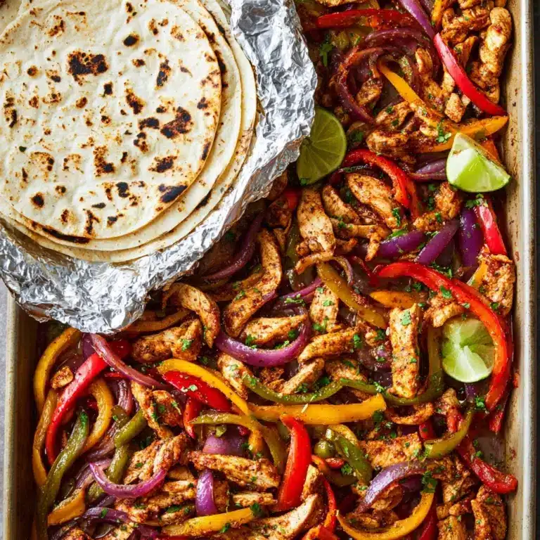 Sheet Pan Chicken Fajitas Recipe