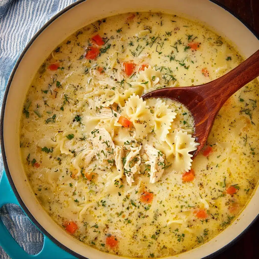 Creamy Chicken Noodle Soup Recipe - Recipe Image