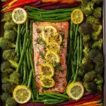 Sheet Pan Lemon Herb Salmon and Veggies Recipe