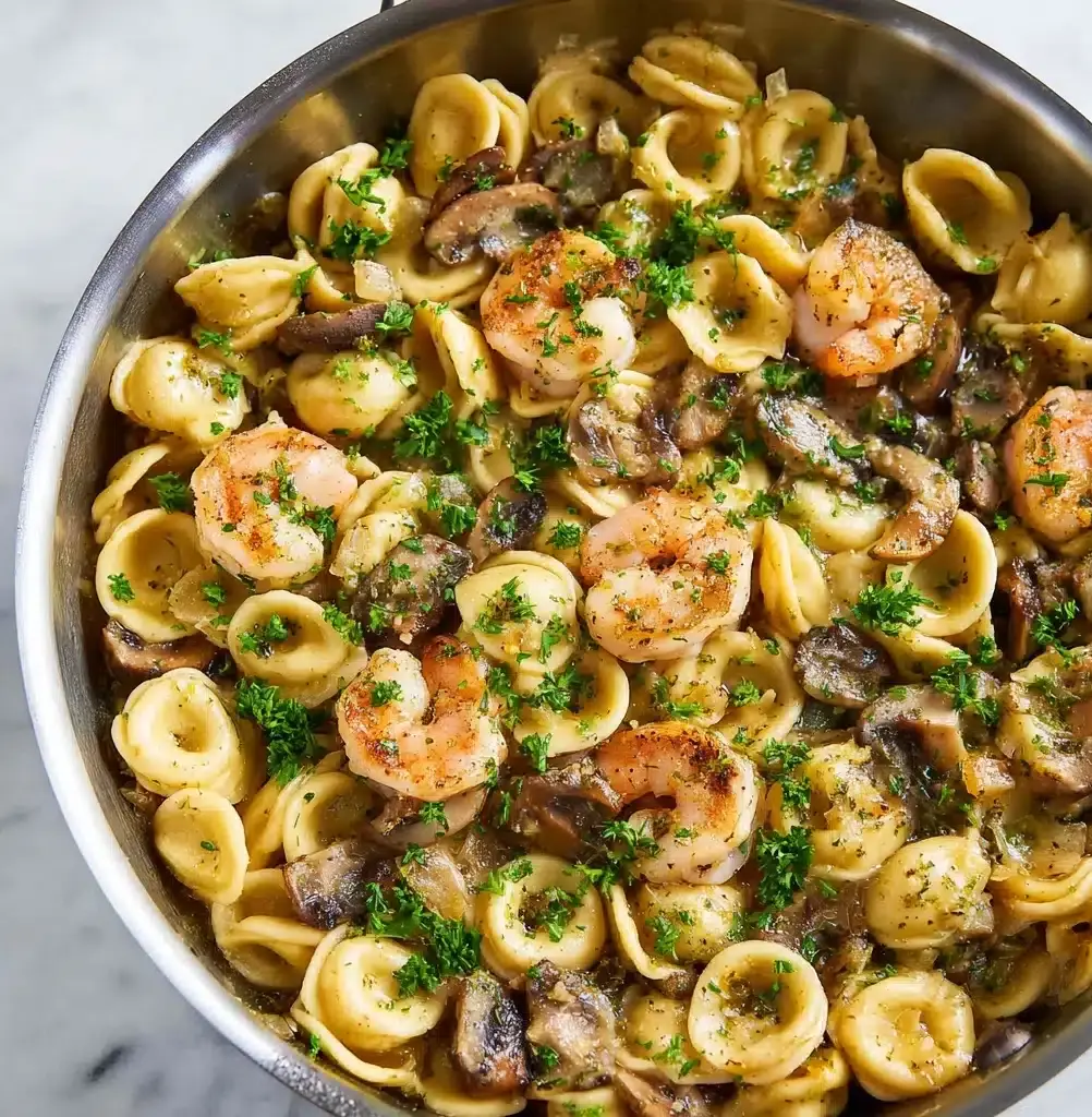 Quick and Easy Pesto Shrimp Pasta Recipe