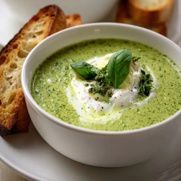 Summery Zucchini-basil Soup Recipe