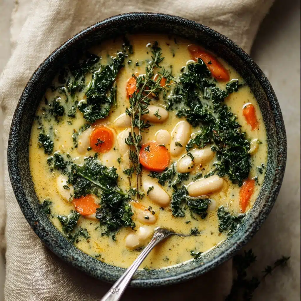 Creamy White Bean Soup With Kale Recipe - Recipe Image