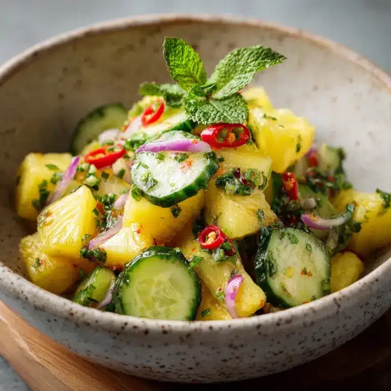 Pineapple Cucumber Salad Recipe
