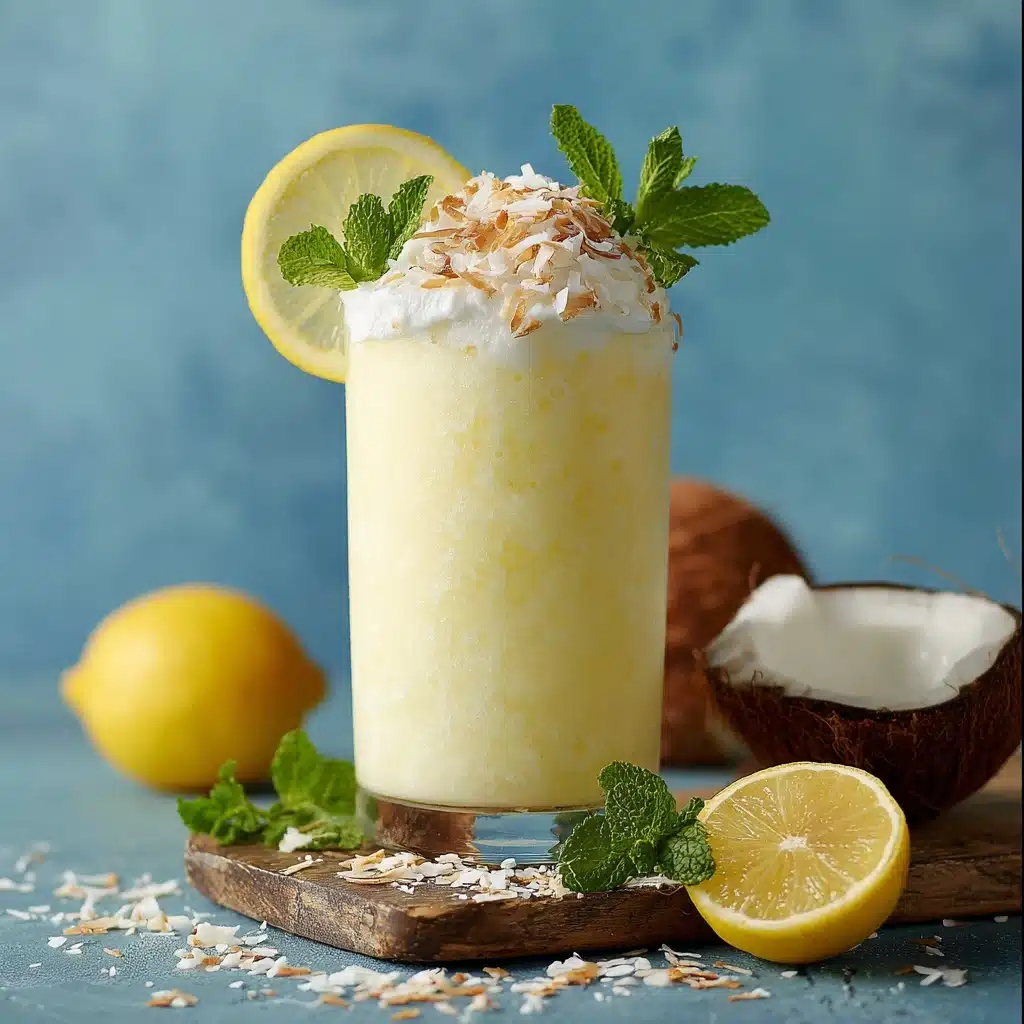 Creamy Frozen Coconut Lemonade Recipe - Recipe Image