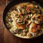 let in a Creamy Asiago and Mustard Sauce Recipe