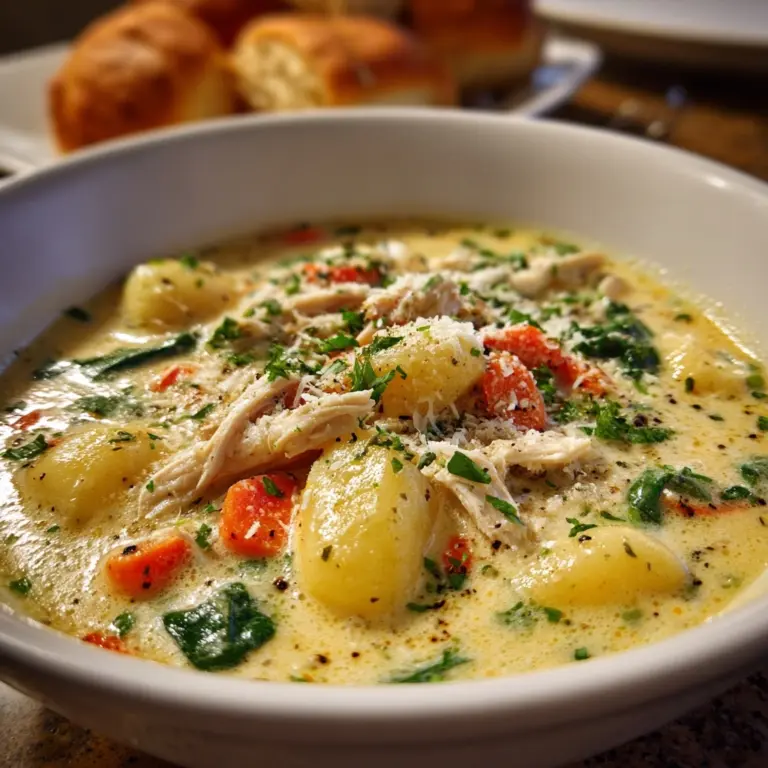 Better Than Olive Garden Chicken Gnocchi Soup Recipe
